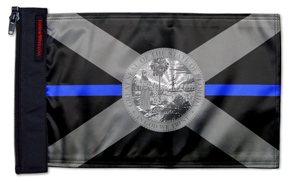 State Flag Florida Blue Line 12"x18" Forever Wave Flag for Jeep Wrangler JKU 4-Door 2007-2018