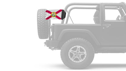 State Flag Florida 12"x18" Forever Wave Flag for Jeep Wrangler JKU 4-Door 2007-2018