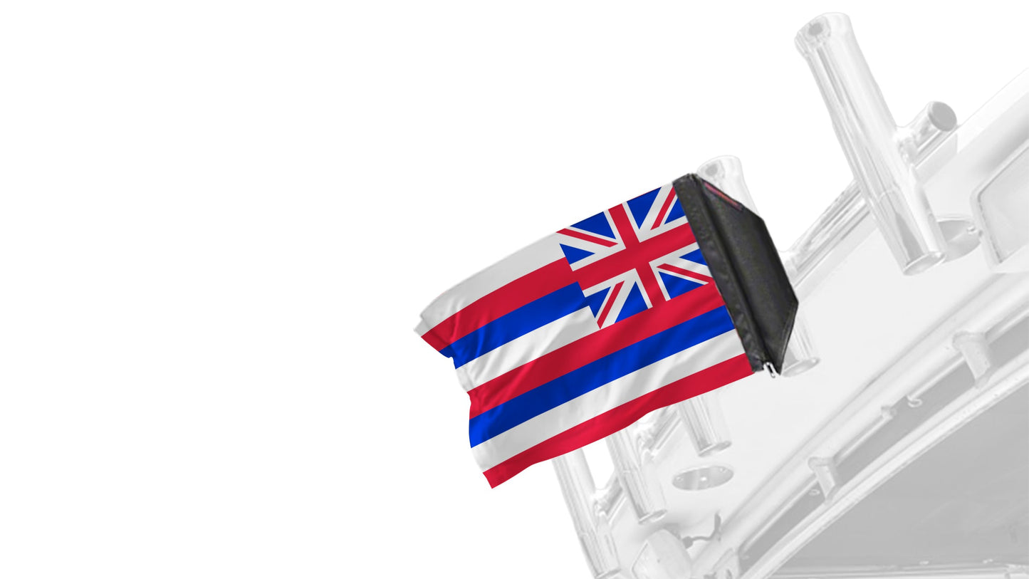 State Flag Hawaii 12"x18" Forever Wave Flag
