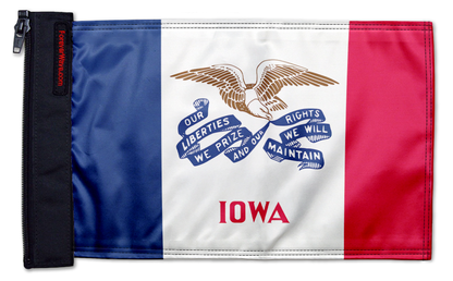 State Flag Iowa 12"x18" Forever Wave Flag