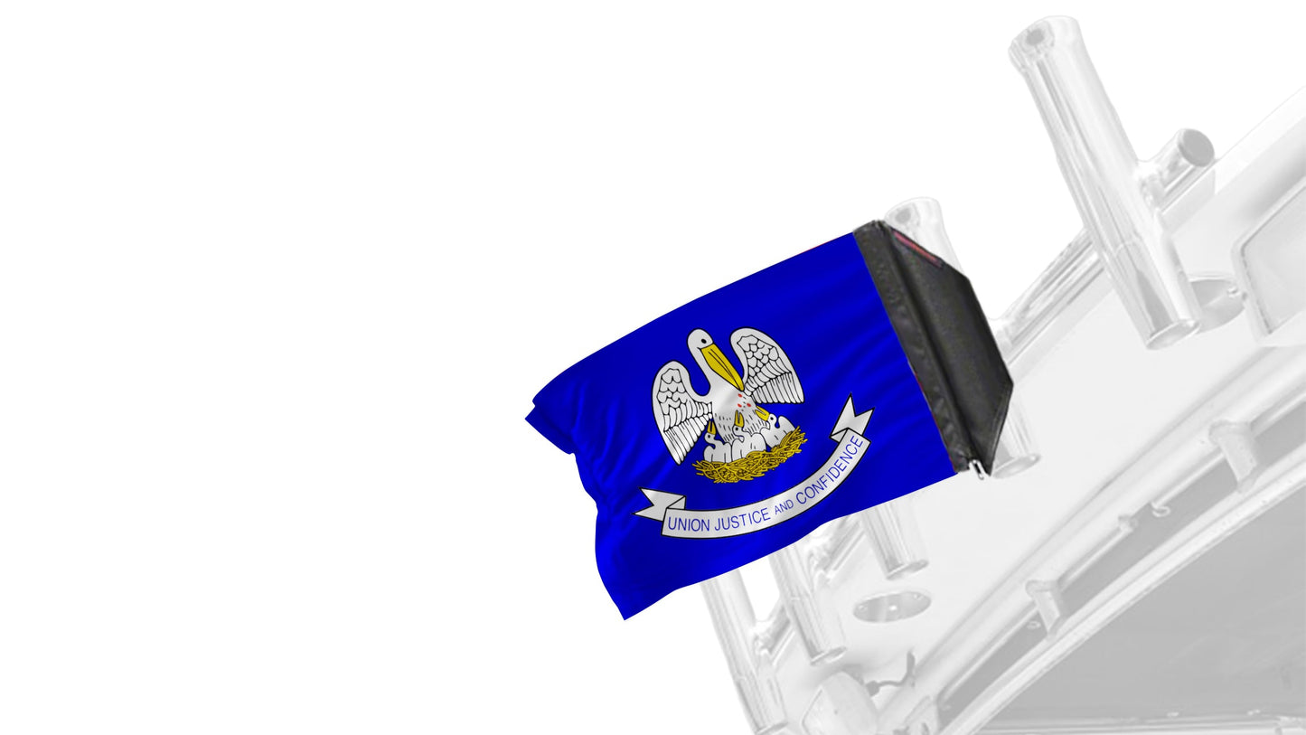 State Flag Louisiana 12"x18" Forever Wave Flag