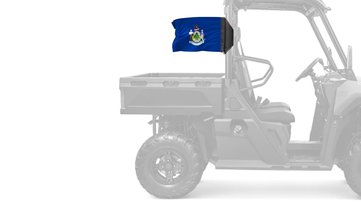 State Flag Maine 12"x18" Forever Wave Flag