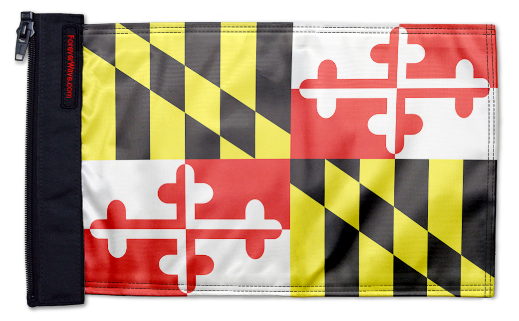 State Flag Maryland 12"x18" Forever Wave Flag
