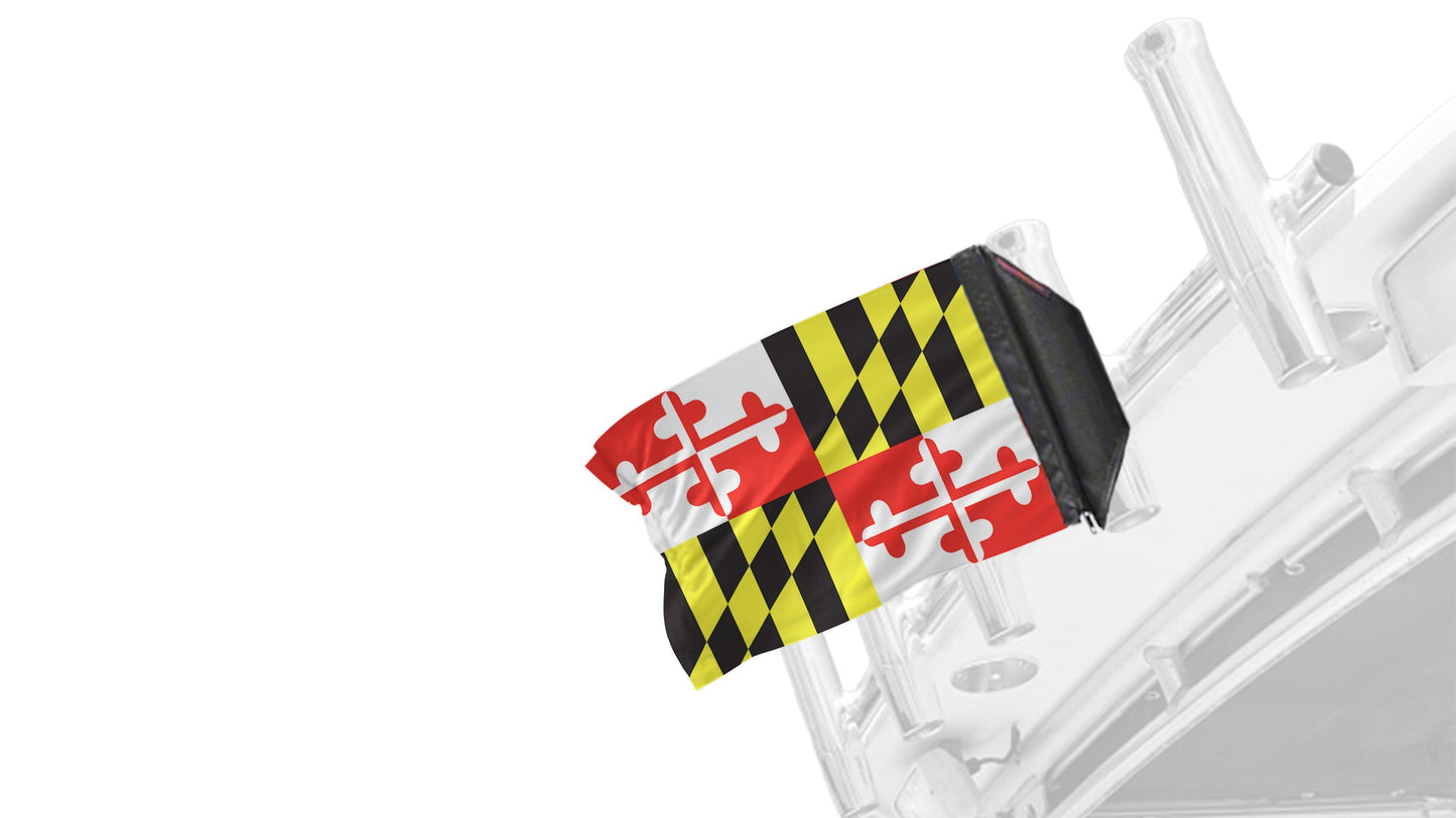 State Flag Maryland 12"x18" Forever Wave Flag