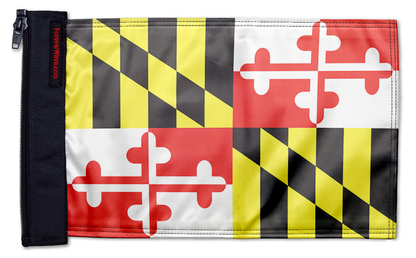 State Flag Maryland 12"x18" Forever Wave Flag for Jeep Wrangler JLU 4-Door 2018-Present