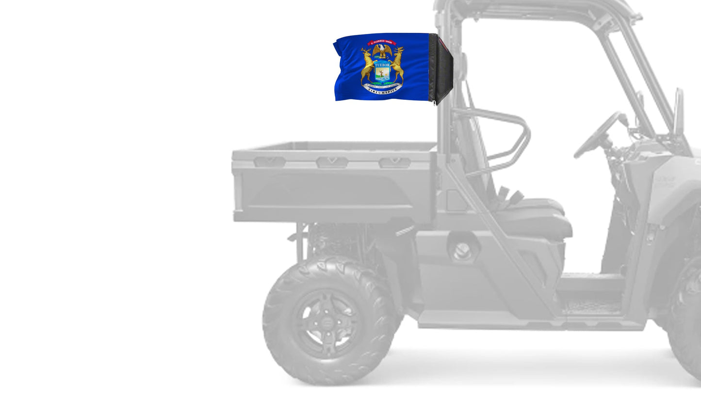State Flag Michigan 12"x18" Forever Wave Flag
