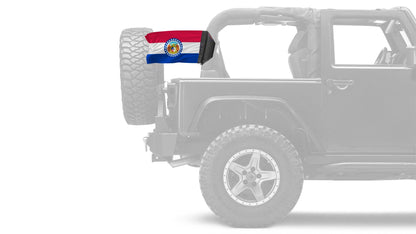 State Flag Missouri 12"x18" Forever Wave Flag for Jeep Wrangler JLU 4-Door 2018-Present