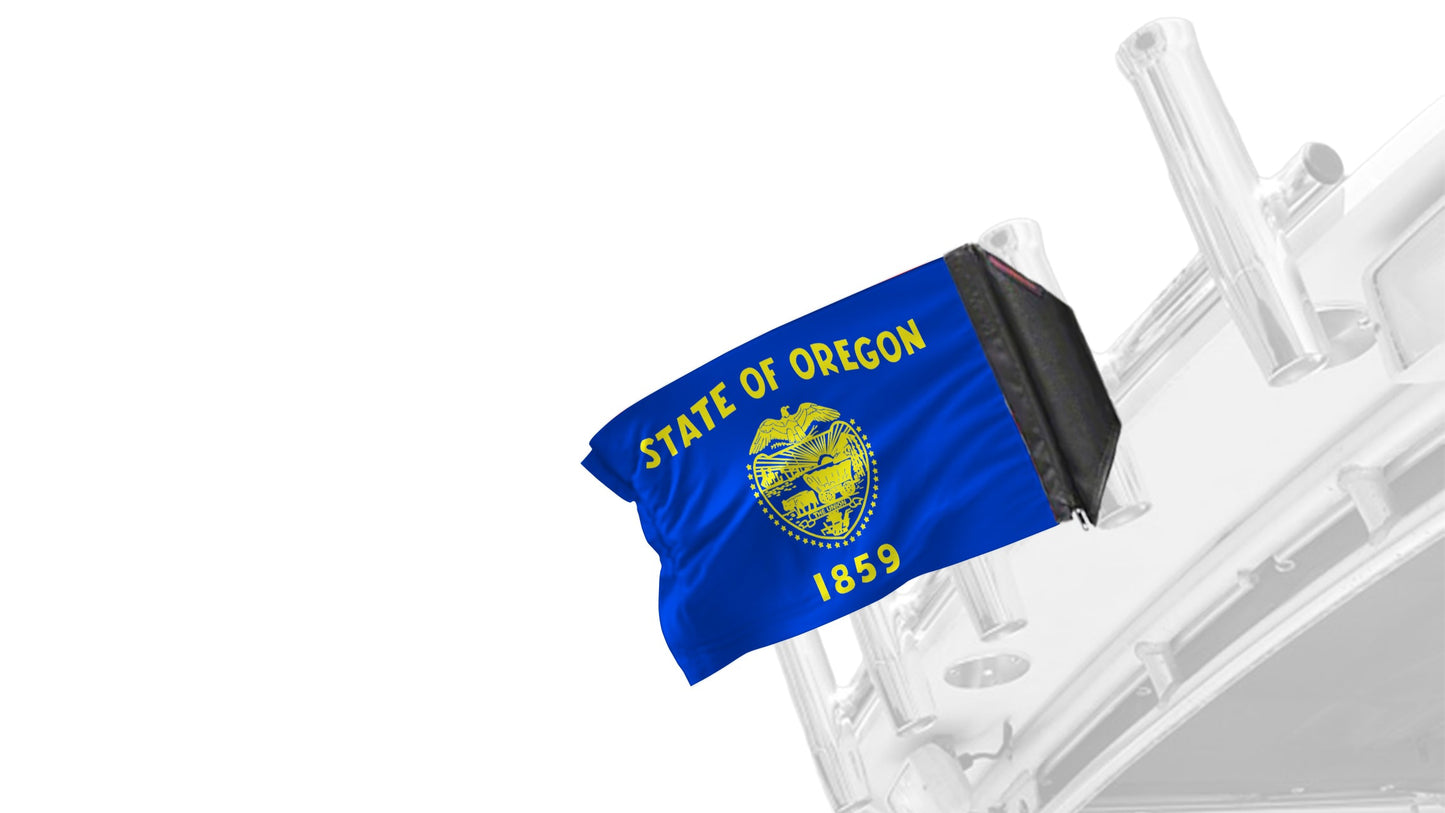 State Flag Oregon 12"x18" Forever Wave Flag