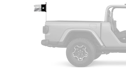 State Flag Texas Subdued 12"x18" Forever Wave Flag for Jeep Wrangler JKU 4-Door 2007-2018