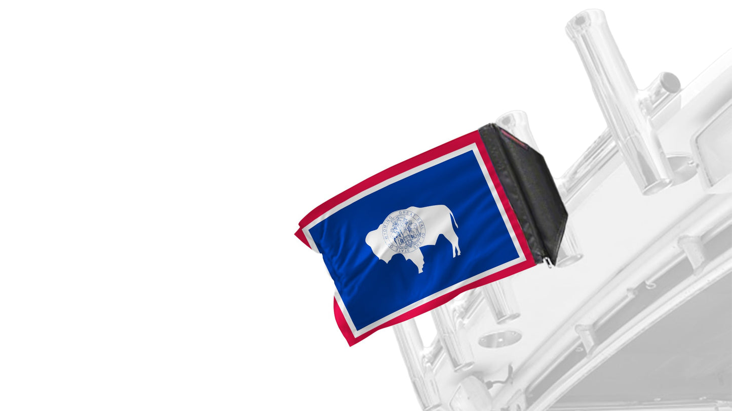 State Flag Wyoming 12"x18" Forever Wave Flag
