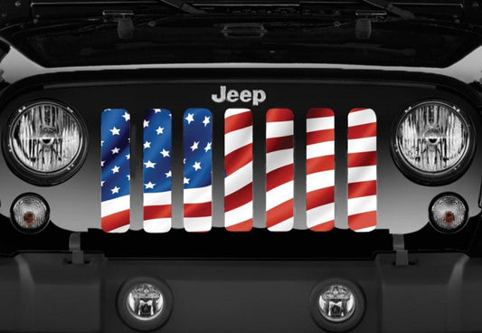 Steadfast American Flag Grille Insert