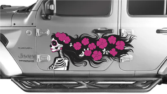 Sugar Skull Side Graphic