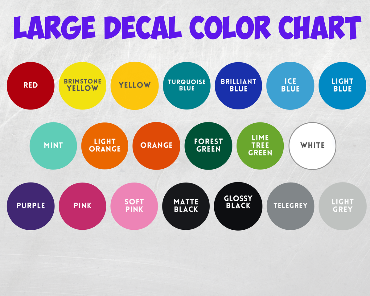 Limited Color Chart