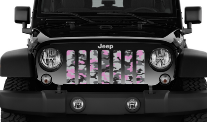 Tactical Pink Camo Grille Insert
