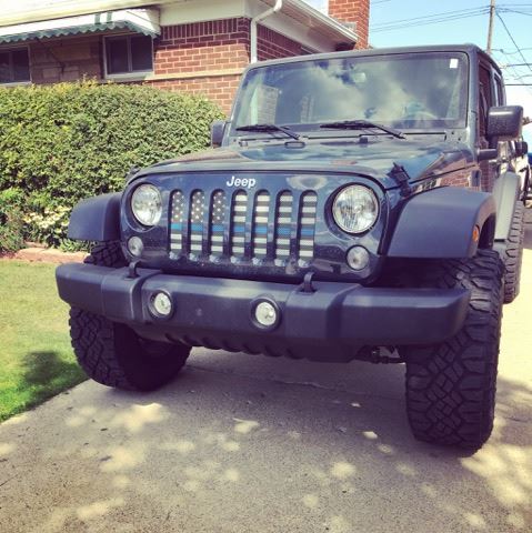 American Tactical Back the Blue Grille Insert