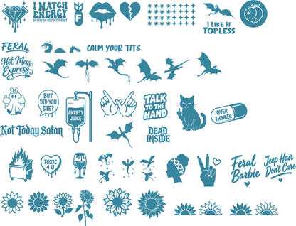 Chaotic Dream Side Graphics and Tattoos