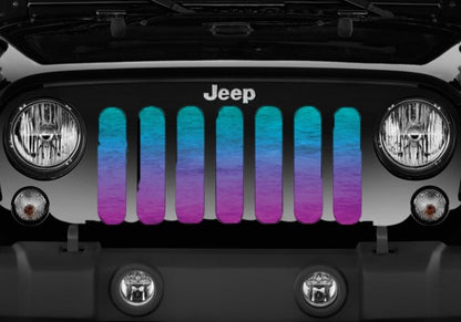 Teal Ombre Grille Insert