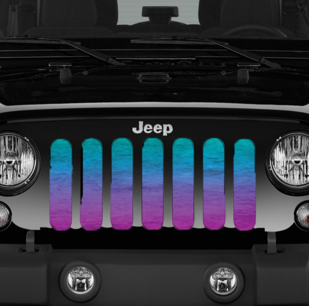 Teal Ombre Grille Insert