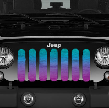 Teal Ombre Grille Insert