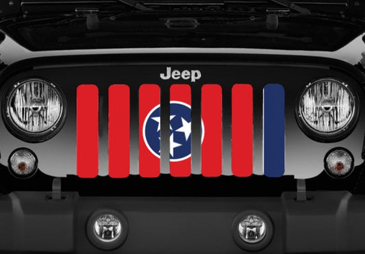 Tennessee State Flag Grille Insert
