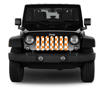 Tennessee Orange Checkerboard Grille Insert