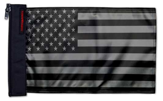 USA Subdued Tactical 12"x18" Forever Wave Flag for Jeep Wrangler YJ 1986-1995