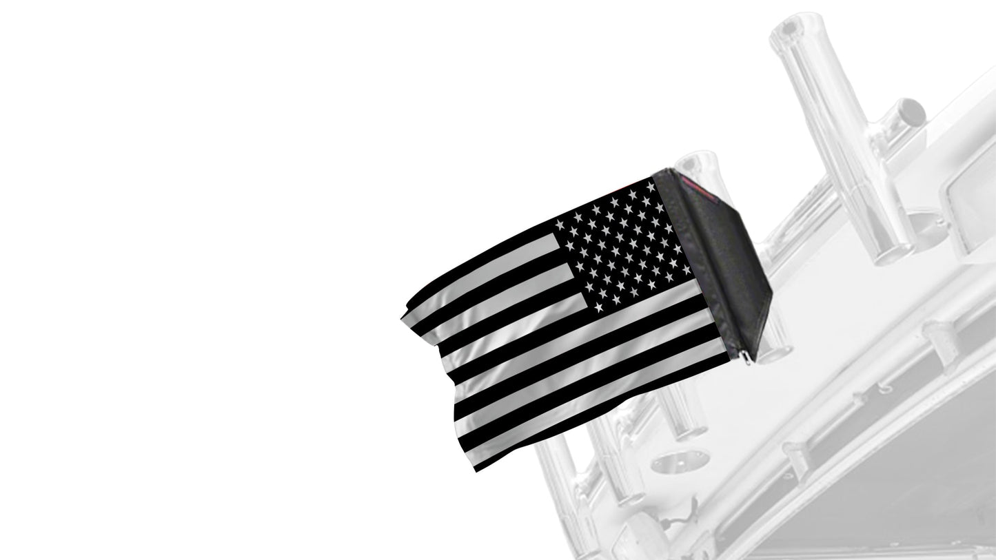 USA Subdued Tactical 12"x18" Forever Wave Flag