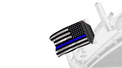 USA Subdued Thin Blue Line 12"x18" Forever Wave Flag