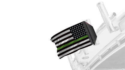 USA Subdued Thin Green Line 12"x18" Forever Wave Flag