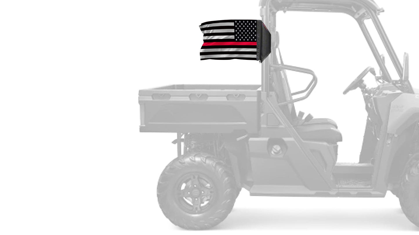 USA Subdued Thin Red Line 12"x18" Forever Wave Flag