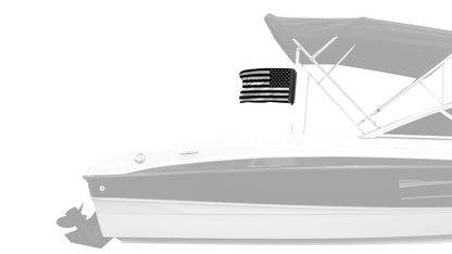 USA Subdued Thin White Line 12"x18" Forever Wave Flag