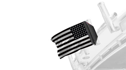 USA Subdued Thin White Line 12"x18" Forever Wave Flag