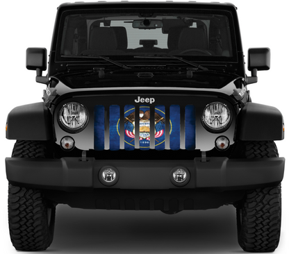 Utah Grunge State Flag Grille Insert