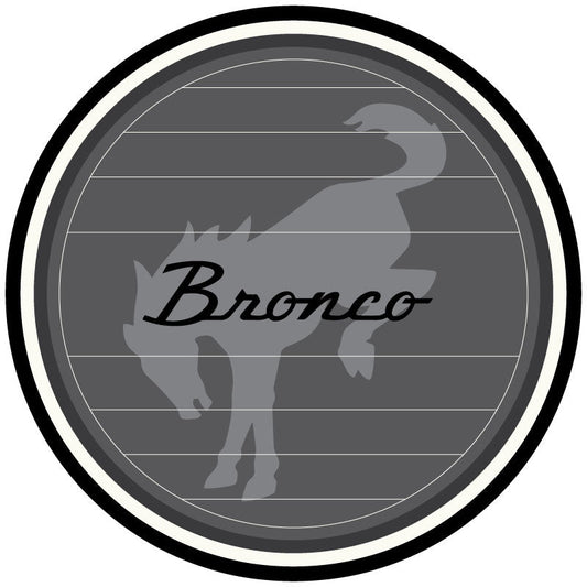 Vintage Logo Ford Bronco Spare Tire Cover Design