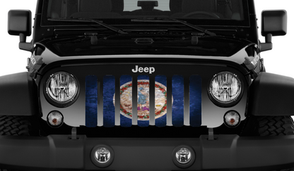 Virginia Grunge State Flag Grille Insert