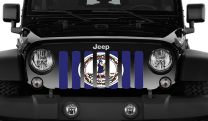 Virginia State Flag Grille Insert