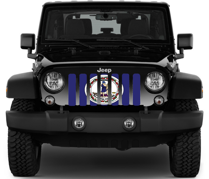 Virginia State Flag Grille Insert