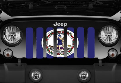 Virginia State Flag Grille Insert