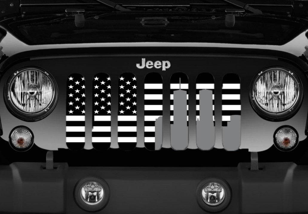 World Trade Center Black and White Tribute Grille Insert