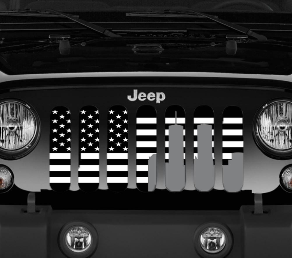World Trade Center Black and White Tribute Grille Insert