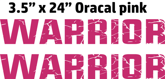 Warrior Hood Name- pink
