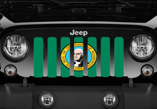 Washington State Flag Grille Insert