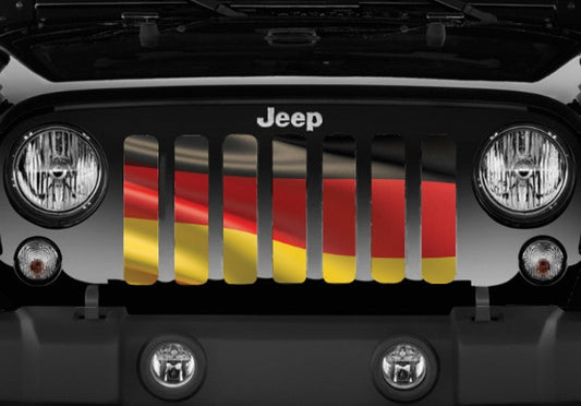 Waving German Flag Grille Insert