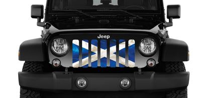 Waving Scotland Flag Grille Insert