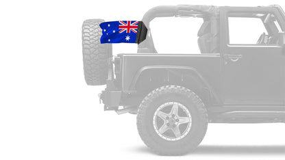 Australia 12"x18" Forever Wave Flag for Jeep Wrangler JLU 4-Door 2018-Present