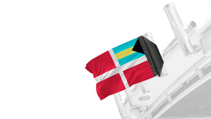 Bahamas Courtesy 12"x18" Forever Wave Flag