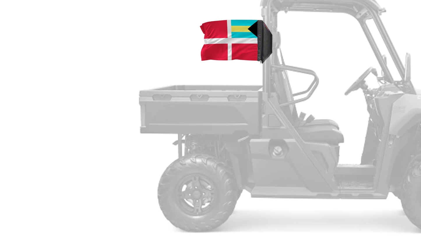 Bahamas Courtesy 12"x18" Forever Wave Flag