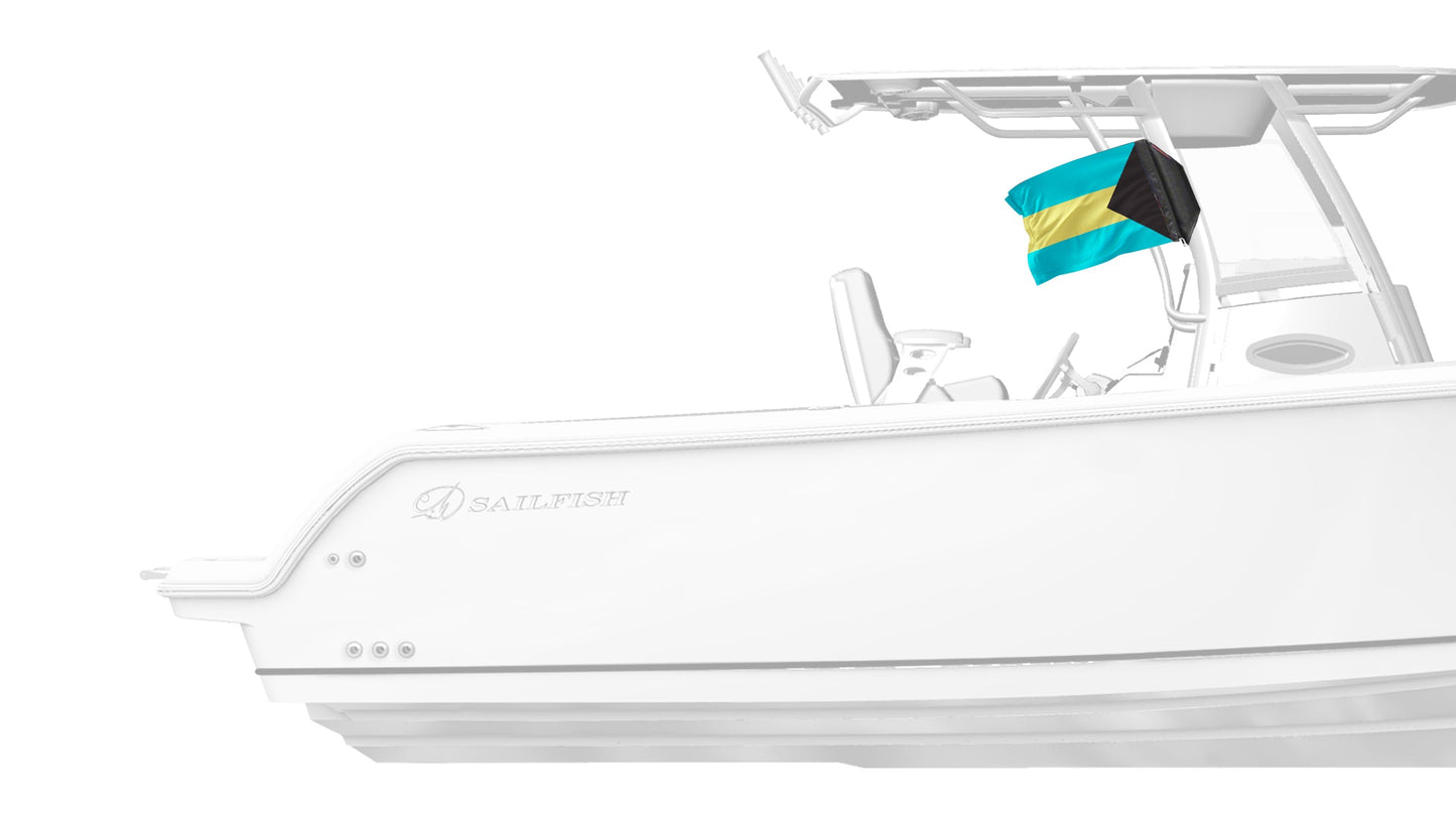Bahamas 12"x18" Forever Wave Flag