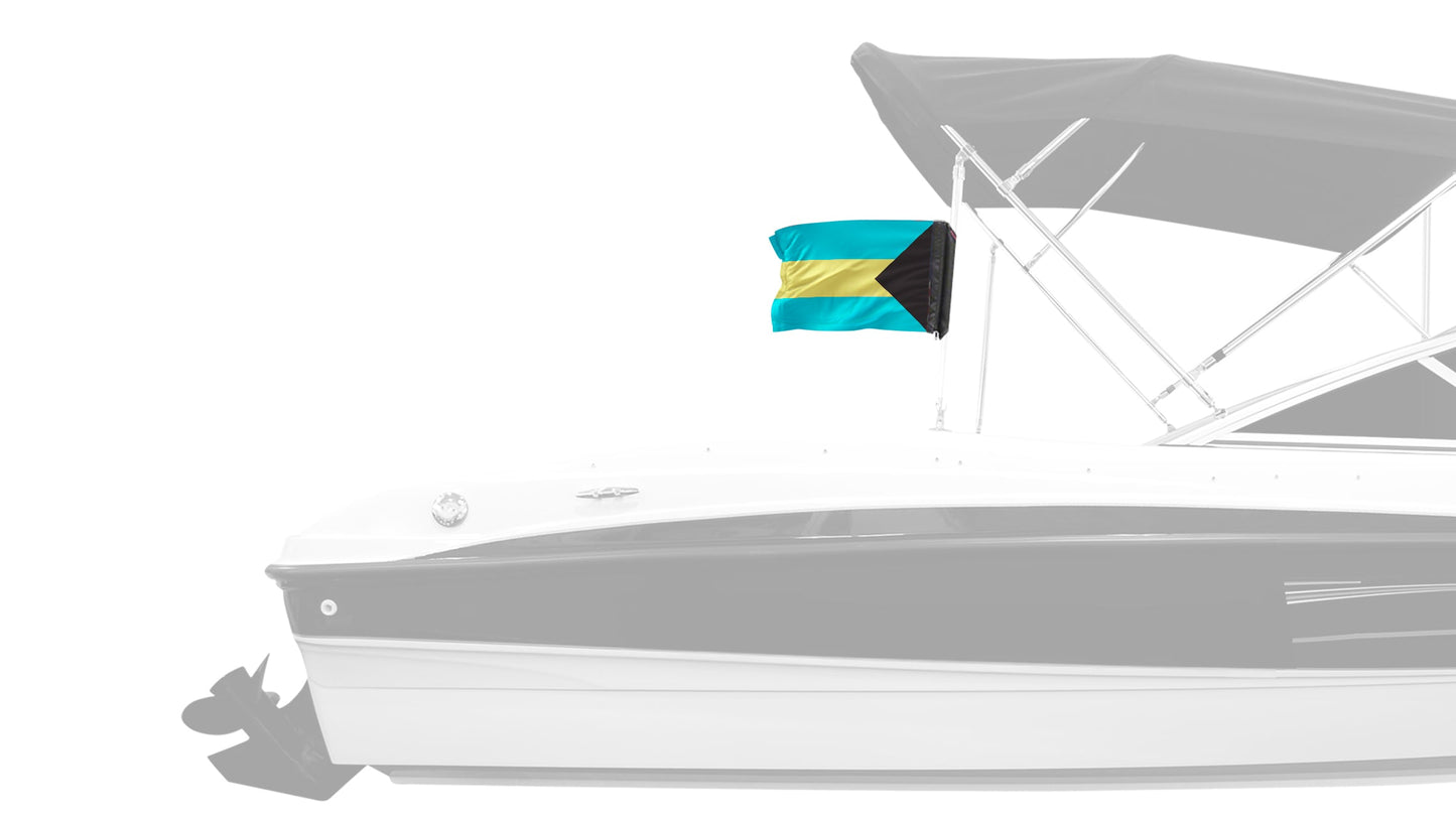 Bahamas 12"x18" Forever Wave Flag