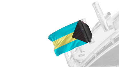 Bahamas 12"x18" Forever Wave Flag
